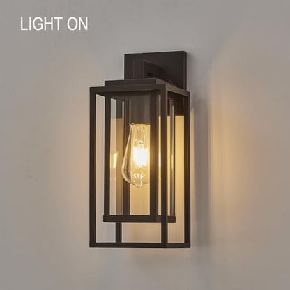14" Outdoor Wall Light Fixtures Waterproofed Exterior Lantern W (2 Count)