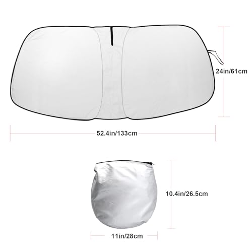 Foldable Front Windshield Sunshade fit for 2015