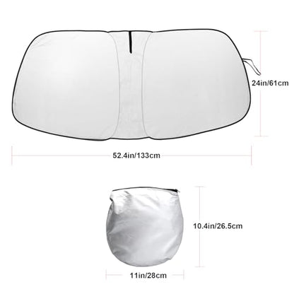Foldable Front Windshield Sunshade fit for 2015