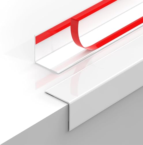Wall Corner Protectors Pure White 39"