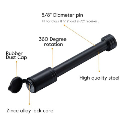Trailer Hitch Locks With Keys