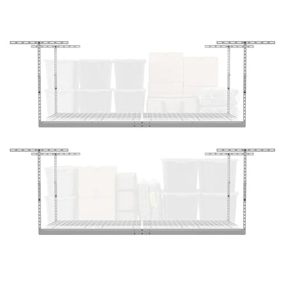 MonsterRax 2 Pack 4x8 Overhead Garage Storage Rack