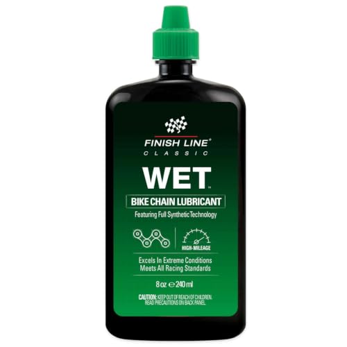 Wet Bike Chain Lubricant 8 oz (8 Ounce)