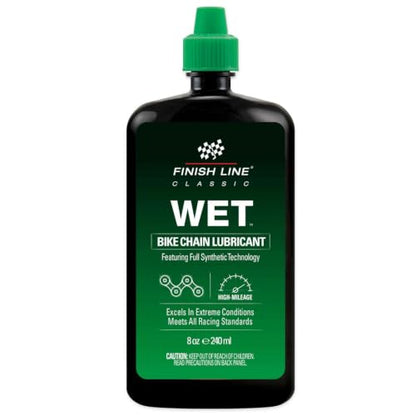 Wet Bike Chain Lubricant 8 oz (8 Ounce)