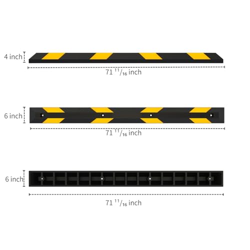 Heavy Duty Parking Curb Wheel Stop