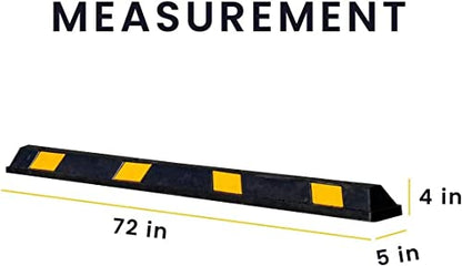 Rubber Parking Curb Garage Car Stopper