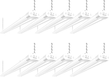 10 Pack 4FT Linkable LED Utility Light Fixture (10 Count)