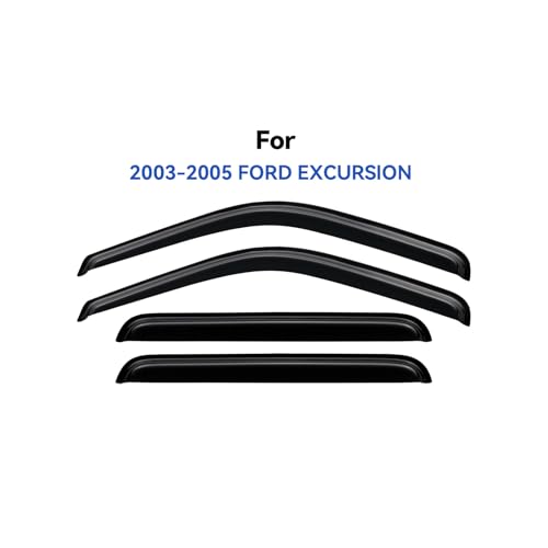 Window Visors Rain Guards for 2000 2001 2002 2003 2004 2005 Ford Excursion