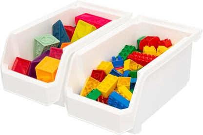 Large Stackable Plastic Storage Bins
