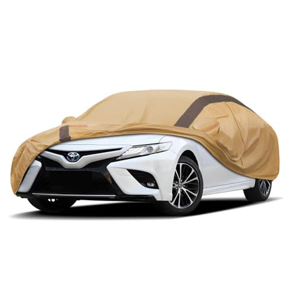 Car Cover Waterproof All Weather Compatible with Toyota Camry Sedan Solara