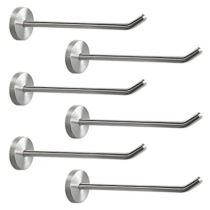 Coat Hooks Wall Mount Hooks for Hanging Hat Hurse Robe (6 Count)