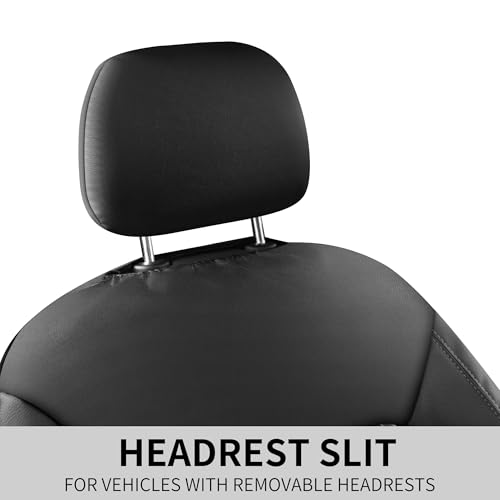 Faux Leather Front Car Seat Covers (2 Count)