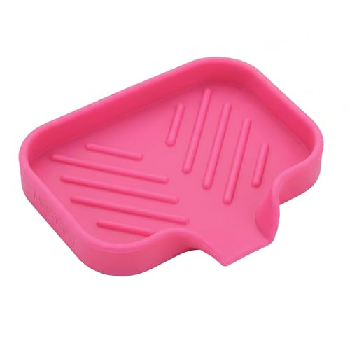 Silicone Soap Dish with Drain Spout