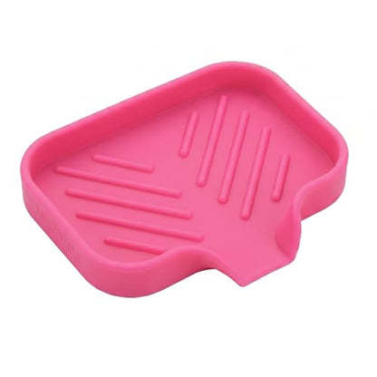 Silicone Soap Dish with Drain Spout