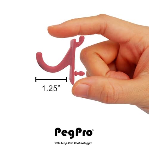 PegPro® J Hooks Kit for Standard “Wood Fiber” pegboard (24 Count)