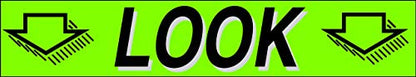 Ez line Vinyl Windshield Stickers 3 Dozen 15 Inch Chartreuse Slogan Dealership Pro Pack for Car Lots (36 Count)