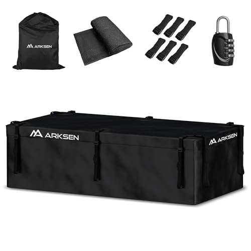 Roof Top Luggage Storage Bag for 64" x 39" Roof Baskets Waterproof 21.5 Cubic Feet