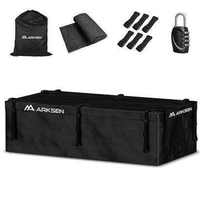 Roof Top Luggage Storage Bag for 64" x 39" Roof Baskets Waterproof 21.5 Cubic Feet