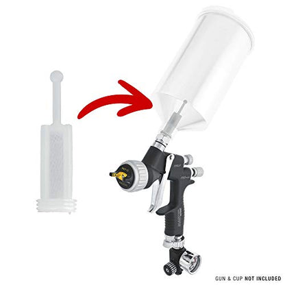 Disposable HVLP Gravity Spray Gun Filters Fine Mesh