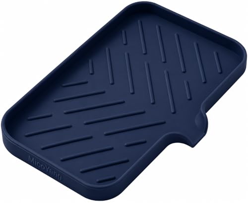 Silicone Soap Dish with Drain Spout