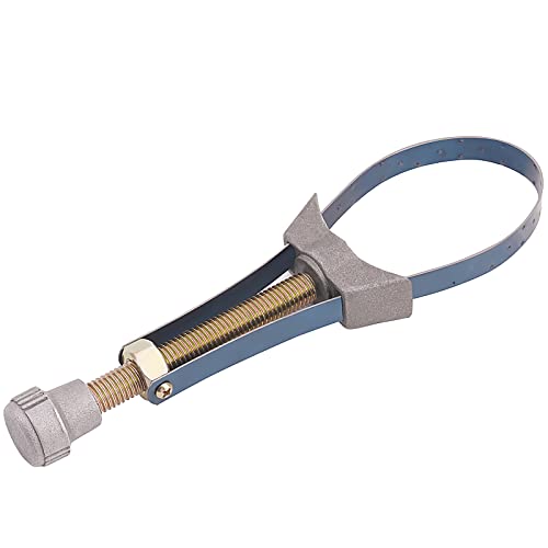 1PC Car Auto Motorcycle Oil Filter Tool Strap Wrench Diameter Adjustable 60mm To 120mm Universal Removal Tools Suction Tweezers Replacement Tips Strap Wrench
