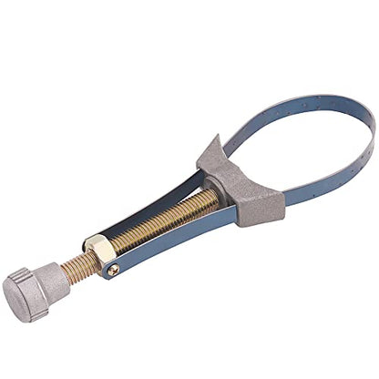 1PC Car Auto Motorcycle Oil Filter Tool Strap Wrench Diameter Adjustable 60mm To 120mm Universal Removal Tools Suction Tweezers Replacement Tips Strap Wrench