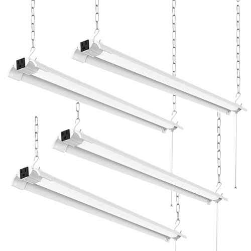 4 Pack 4ft Linkable Led Shop Light (4 Count)