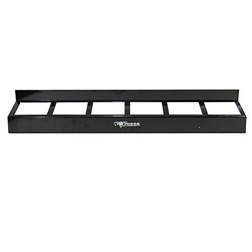 304BK Six Quart Oil Can Rack Holder 32" Caddy Wall Hanger Aluminum Shelf