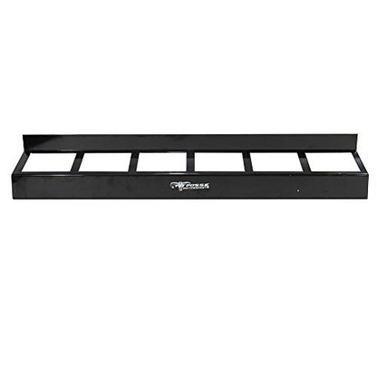 304BK Six Quart Oil Can Rack Holder 32" Caddy Wall Hanger Aluminum Shelf