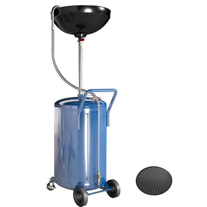 20 Gallon Waste Oil Drain Tank with Wheels