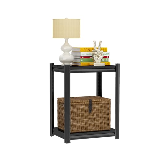 Garage Shelving Side Table Adjustable Metal Storage Shelves