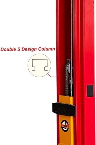 10000lbs 2 Post Lift Car Lift Auto Vehicle Car Lift Truck Hoist Floor Plate 220V