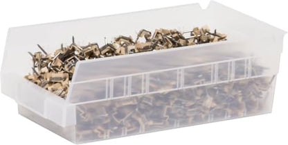 30130 Heavy Duty Plastic Shelf Bins (12 Count)