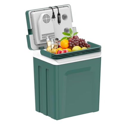 Electric Cooler & Warmer with Handle 26.5 Quart