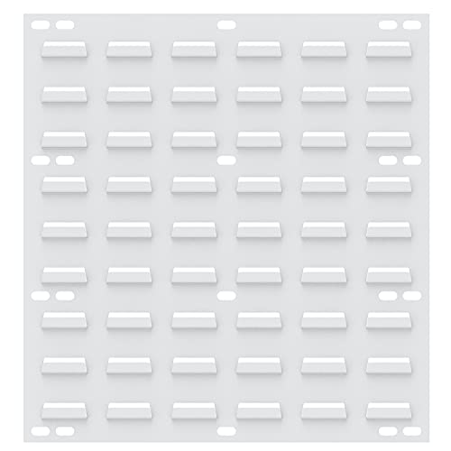 30618 Louvered Steel Wall Mount Panel Garage Organizer for Hanging AkroBin Storage Bins (4 Count)