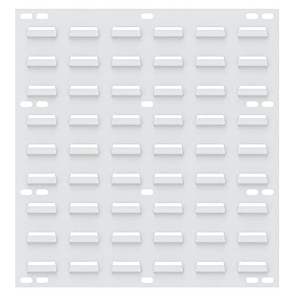 30618 Louvered Steel Wall Mount Panel Garage Organizer for Hanging AkroBin Storage Bins (4 Count)
