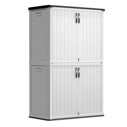 Outdoor Storage Cabinet with Lockable Doors