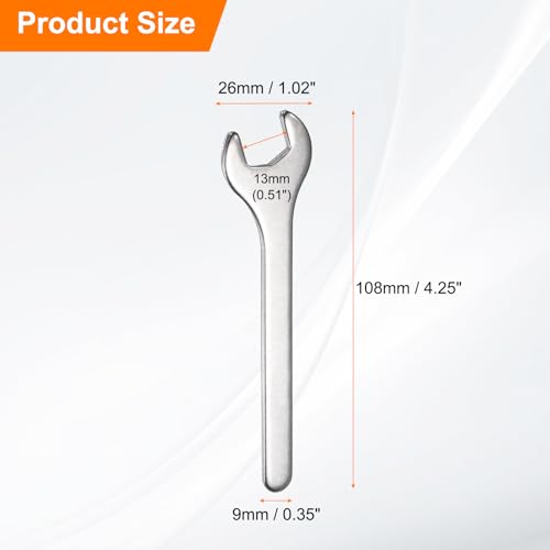 10pcs Small Wrench Open End Wrench 13x108x3mm Metric U (10 Count)