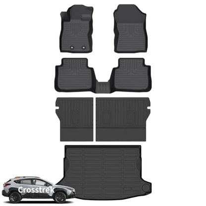 Floor Mats Backseat Cargo Liner for Subaru Crosstrek 2024