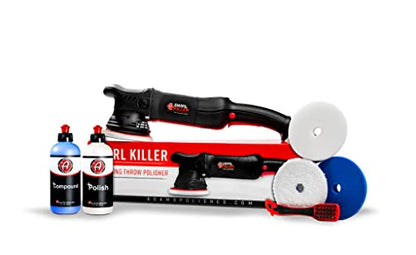 Swirl Killer 15mm Polisher Kit 7 Item Buffer Polisher Dual Action Machine