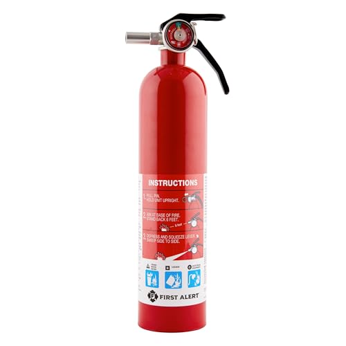 Home1-2, Standard Home Fire Extinguisher, Red, 2PACK