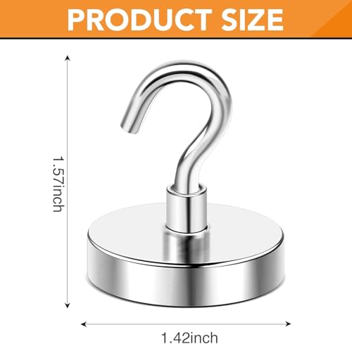 Magnetic Hooks 20pcs 170lbs Cruise Essentials 2026 Magnet Hook (20 Count)
