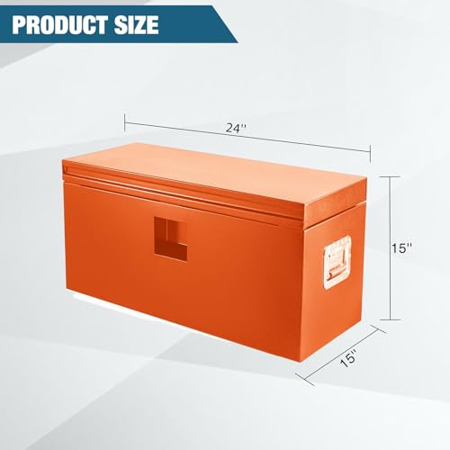 15"X15"X24" Heavy Duty Steel Truck Bed Tool Box