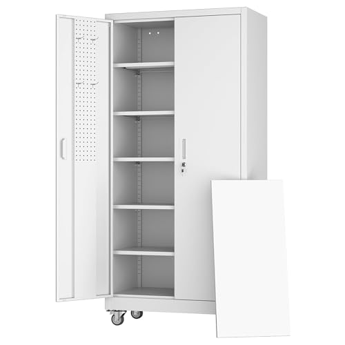 Upgraded Garage Storage Cabinets with Wheels