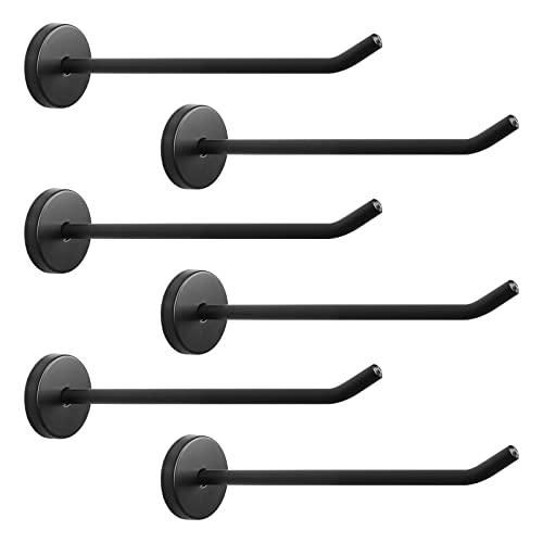 Coat Hooks Wall Mount Hooks for Hanging Hat Hurse Robe (6 Count)