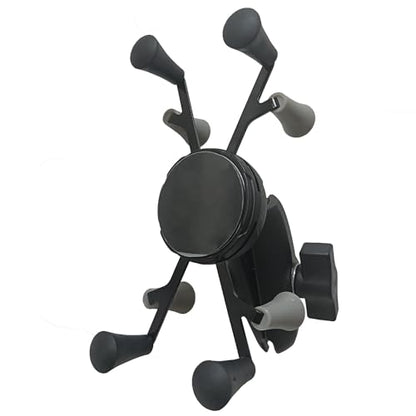 Phone Holder with Double Socket Arm Compatible with 1" Ball Mount