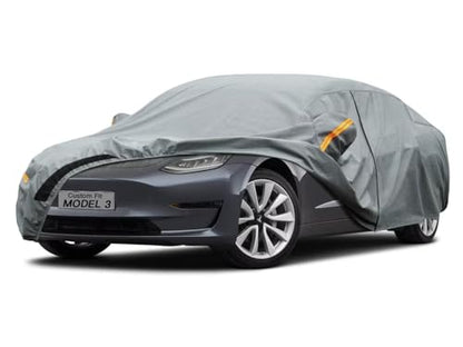 Waterproof Heavy Duty Car Cover Custom Fit Tesla Model 3