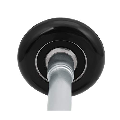 10 Pack Black 2" Nylon Garage Door Roller 4" Stem (10 Count)