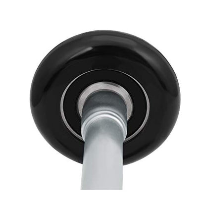 10 Pack Black 2" Nylon Garage Door Roller 4" Stem (10 Count)