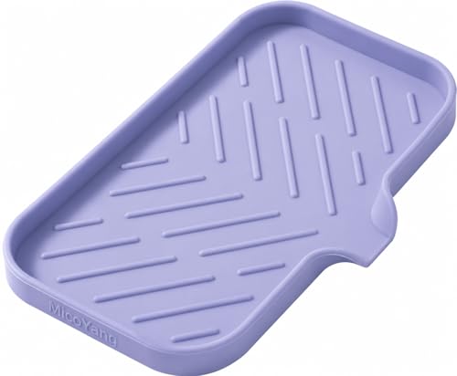 Silicone Soap Dish with Drain Spout